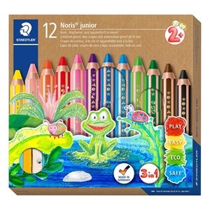 Staedtler Crayon de couleur Chunky Buddy 3-en-1 (12)